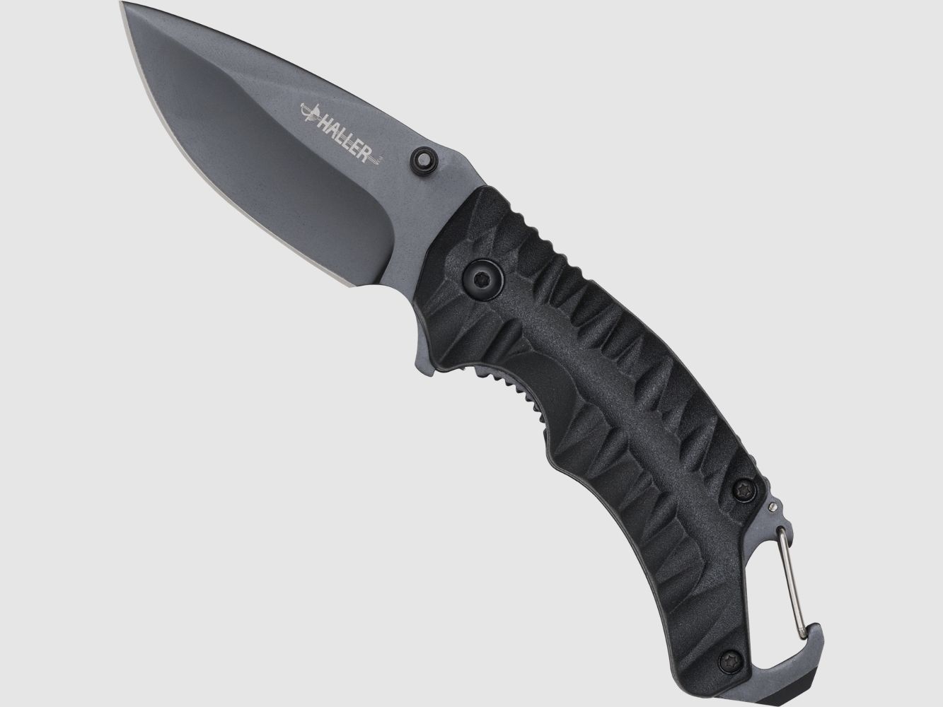 Coltello multiuso con moschettone