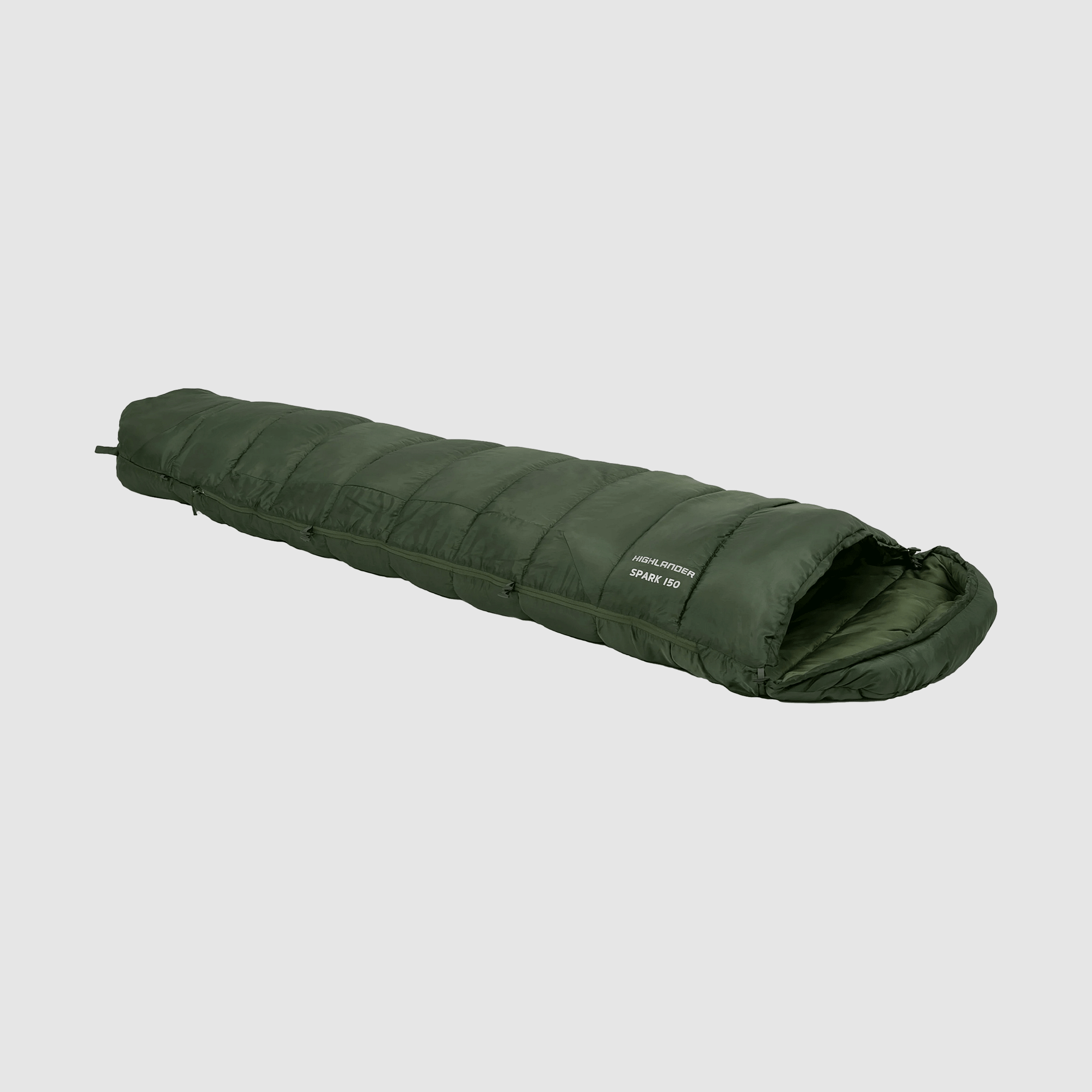 HIGHLANDER – SCHLAFSACK FLAME 150 OD GRÜN, Bild 3 von 9