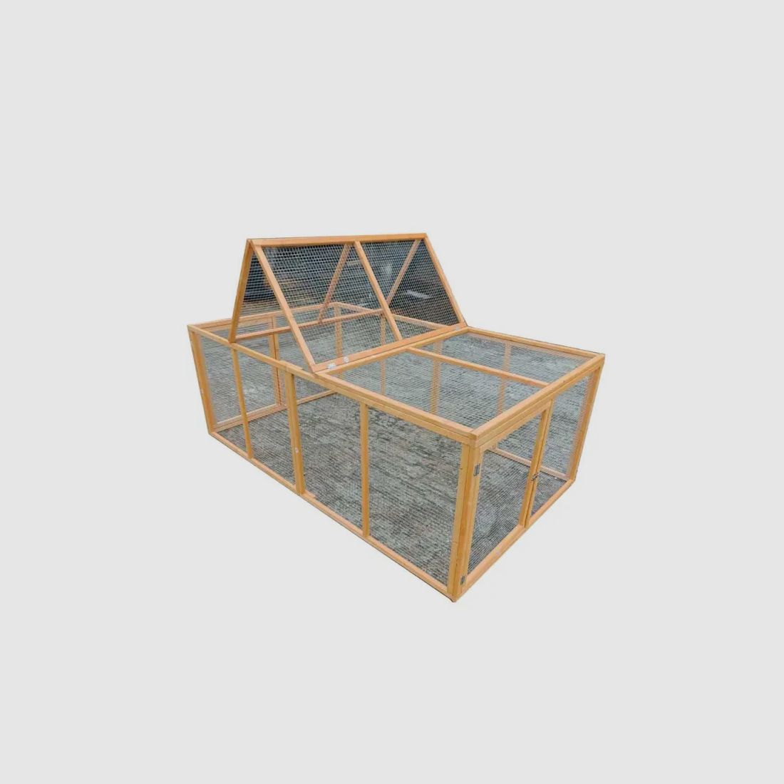 Hefa+ Hühnerstall mit integriertem Gehege 200x115x75cm - Für bis zu 6 Hühner, Bild 8 von 18
