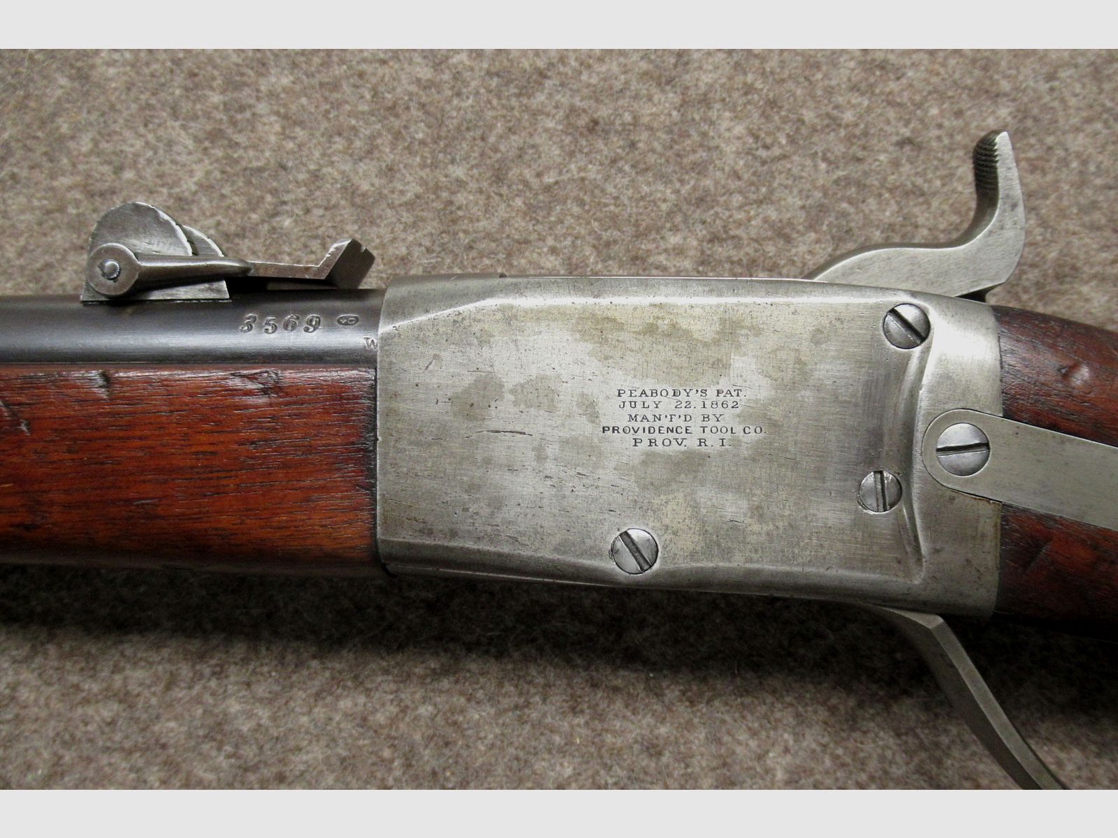 AB-181 PEABODY Büchse Mod. 1867 Kal. 10.4mm, Bild 3 von 4