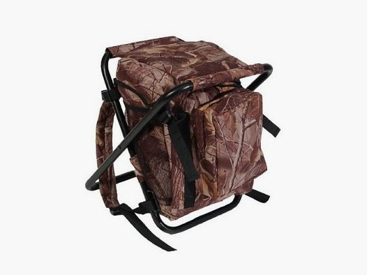 Rucksack mit Jagdhocker Tarnmuster Art. BC35Z RASPORT