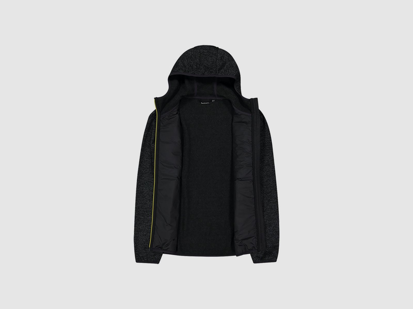 CMP Hybrid Fix Hood Winterjacke antrazit melange, Bild 4 von 4