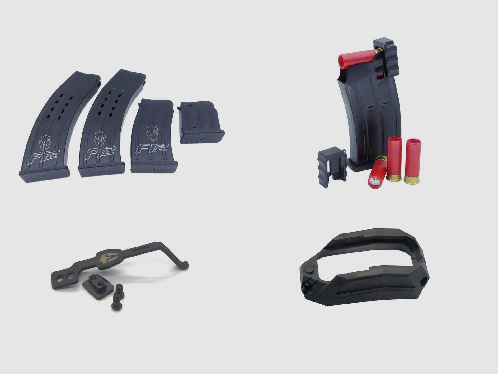 Typhoon Defence Selbstladeflinte (Magazin) Mod. F12 Sport DCSatin IPSC 12/76 LL 47cm PaketII
