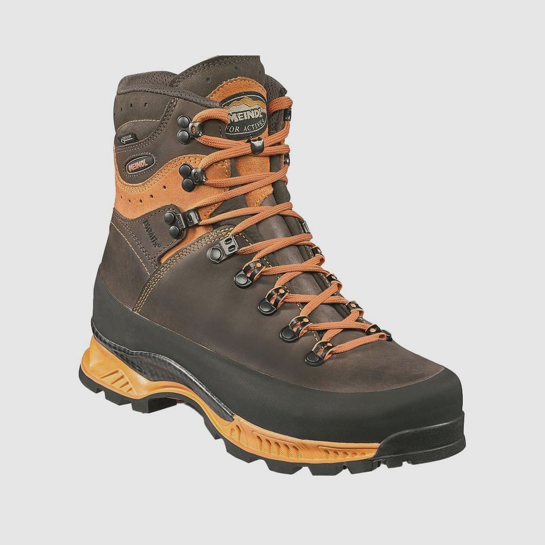 Meindl Stiefel Island MFS Rock Orange / Braun
