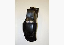 Lederholster Firma Höppner und Schuhmann Gürtel- Schwarzes Holster für Pistole SIG SAUER P6 und P225