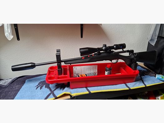 Haenel Jaeger 10 compact in .308 Win mit Zeiss V4 3-12x56, EAW Montage und Freyr&Devik Schalldämpfer