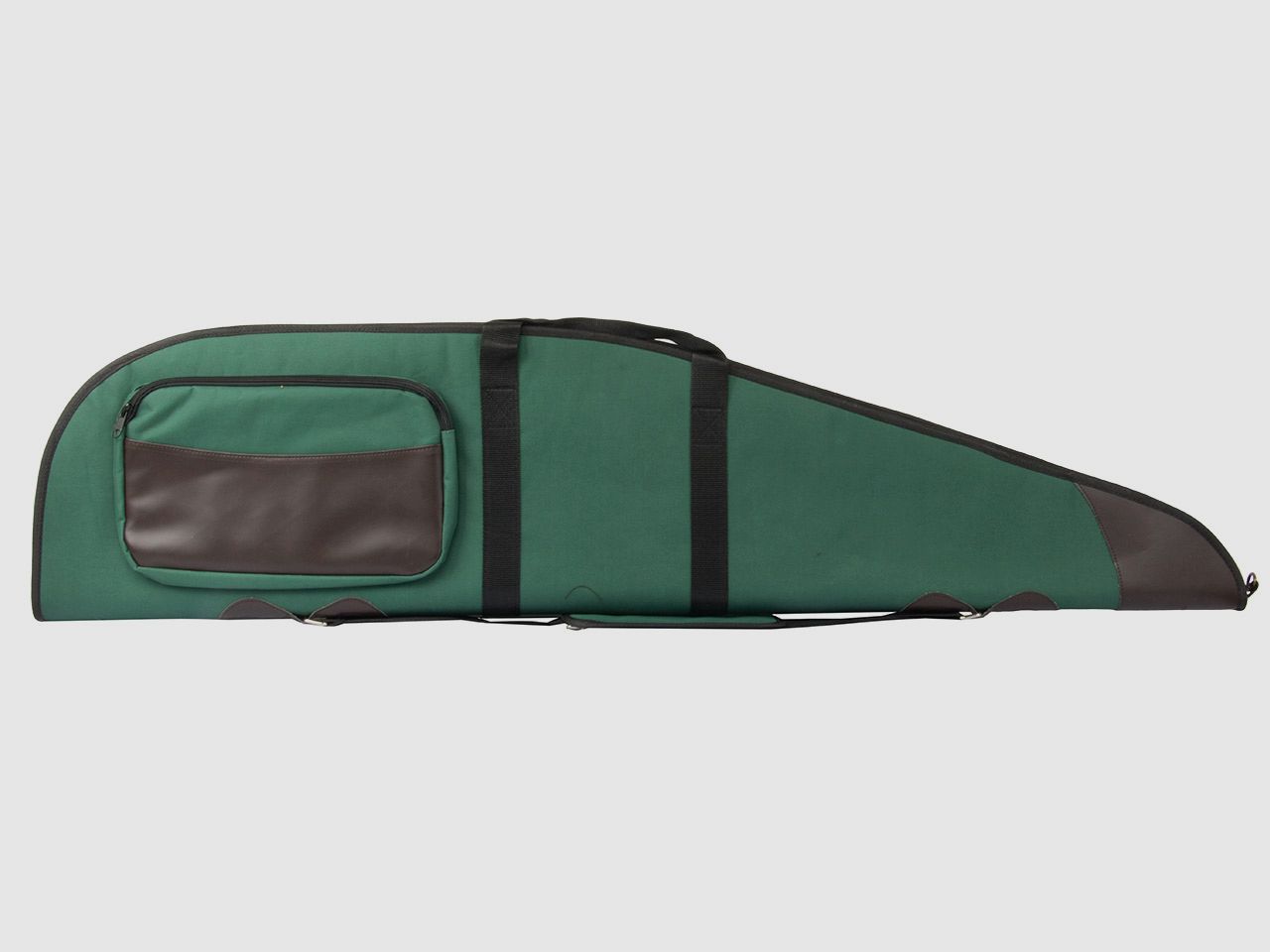 Gewehrfutteral Gewehrtasche 117 x 25 cm abschlieĂźbar Polyester grĂĽn braun schwarz fĂĽr Waffen mit Zielfernrohr