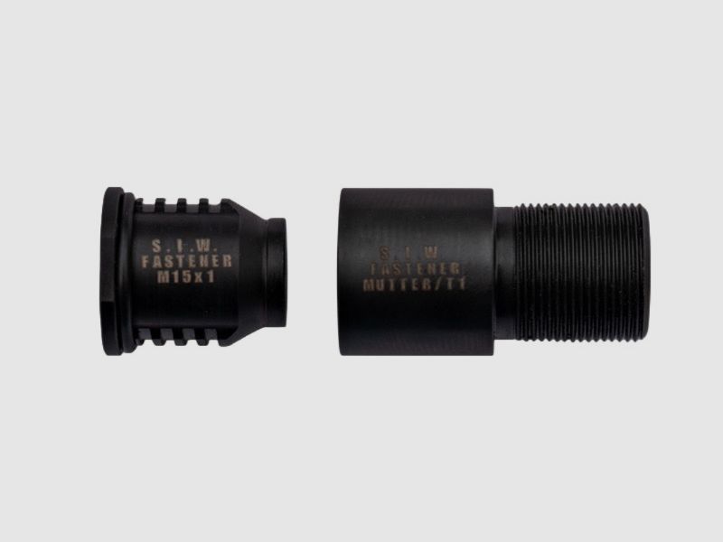 SIW Fastener Kit M15x1 Schnelladapter Set für Stille im Wald Schalldämpfer 44000042