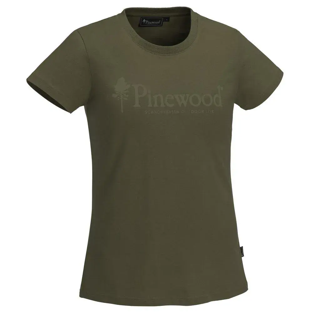 T-Shirt Outdoor Life Kaki für Frauen Pinewood, Bild 2 von 2