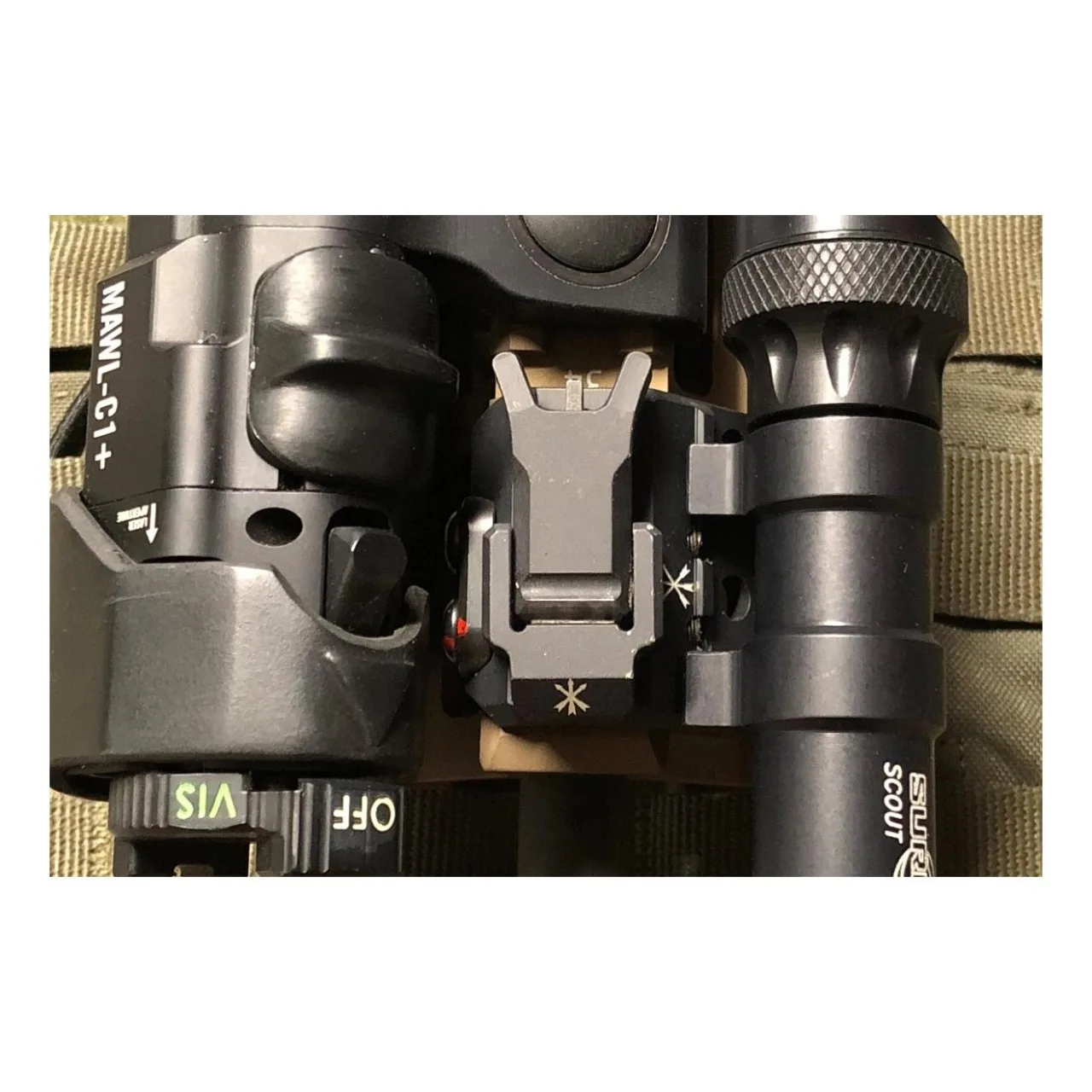 Unity Tactical FUSION Folding Front Sight Black, Bild 3 von 4