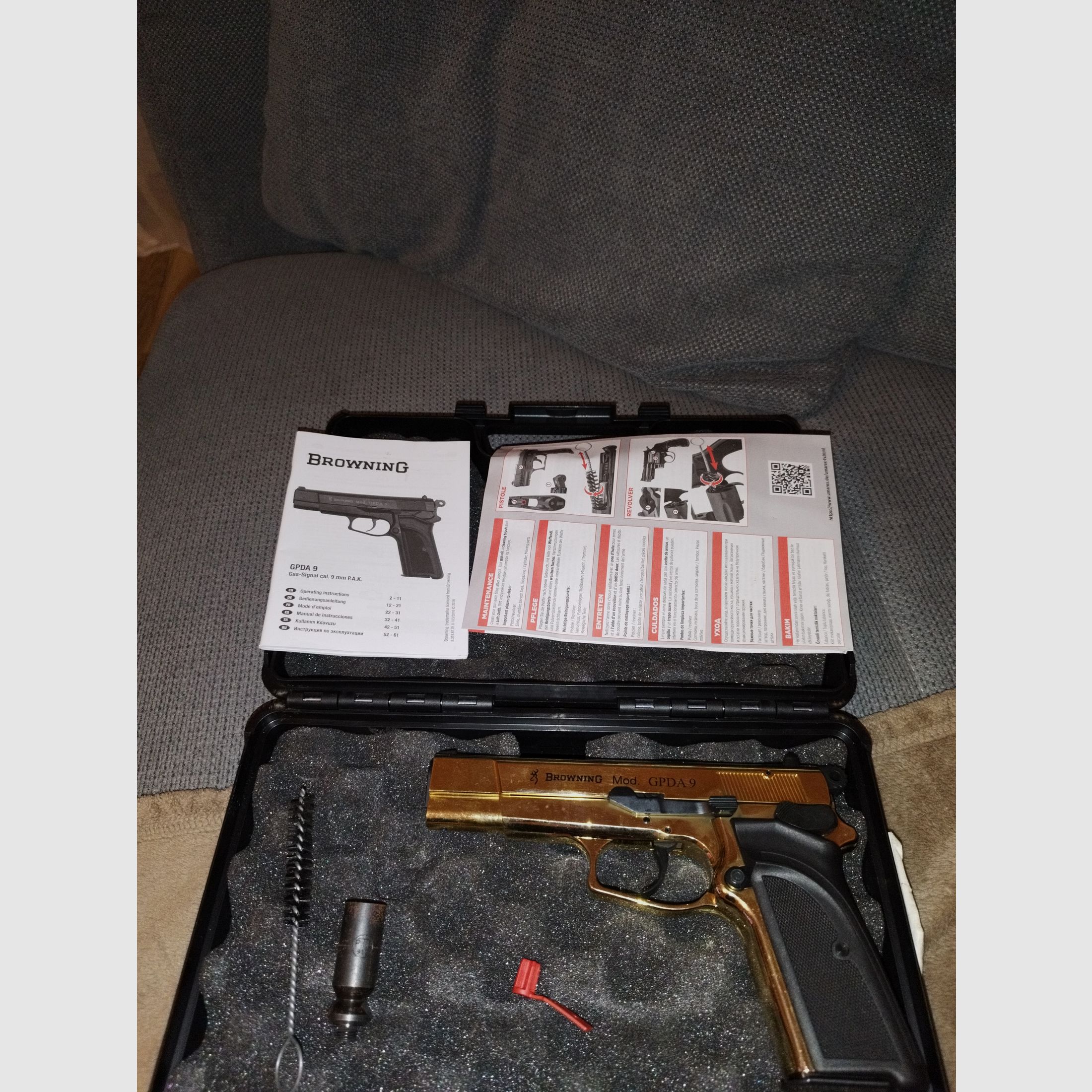 Browning GPDA 9 Gold Finish (24 Karat)