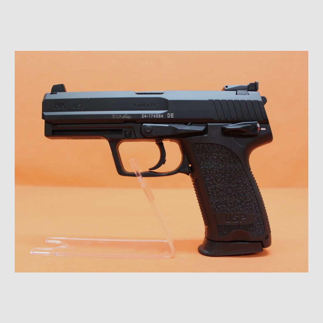 Heckler&Koch Ha.Pistol 9mmLuger Heckler&Koch/H&K HK USP Custom Sport 108mm barrel/ micrometer sight (9mmPara/9x19)