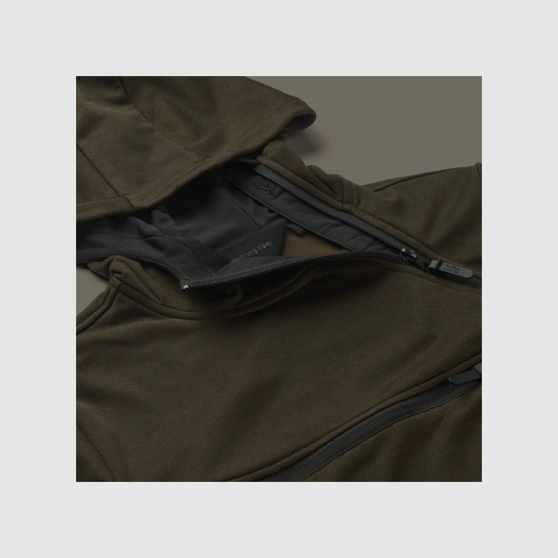 Northern Hunting Damen Fleecehoodie Saga Braun