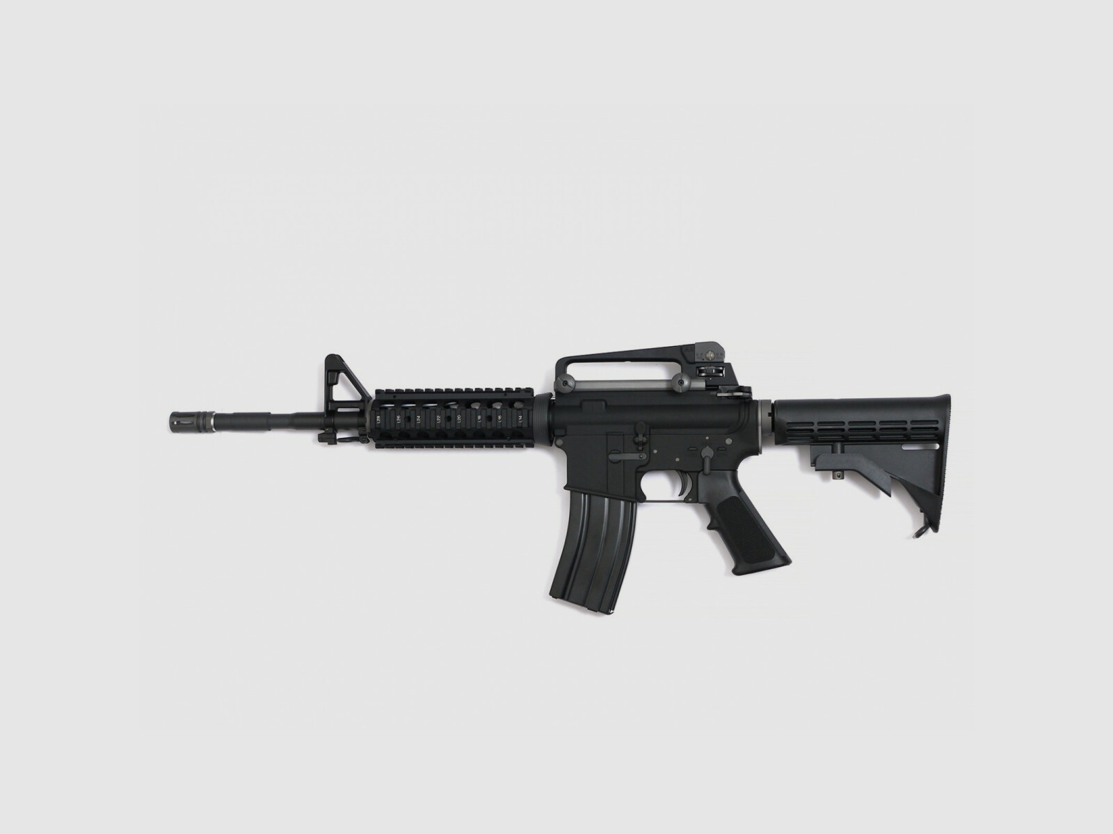 Colt M4A1 RIS V3 GBB open Bolt Airsoft in Black -F- | WE