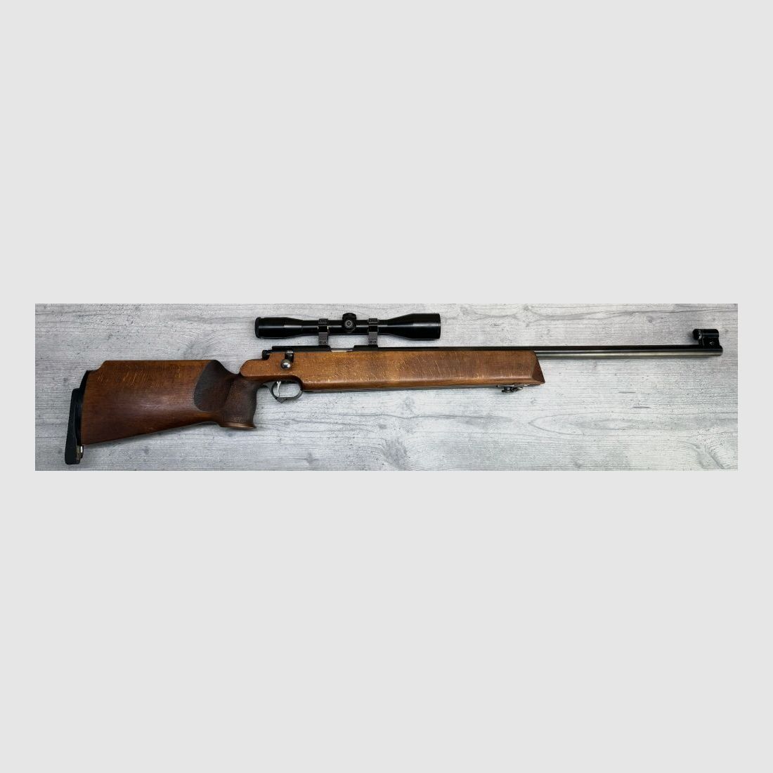 PGH Suhl Mod. 150 Kal.: .22lr + SB 10x42 + Anschütz - Diopter .22lr