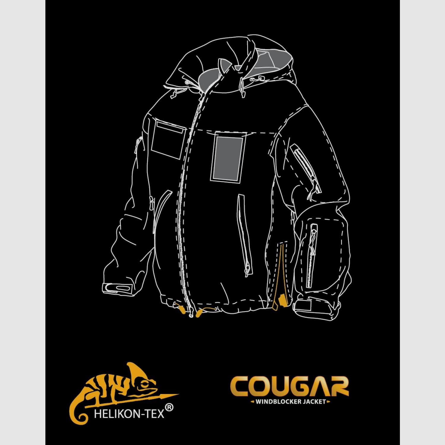 HELIKON TEX COUGAR JACKE COYOTE