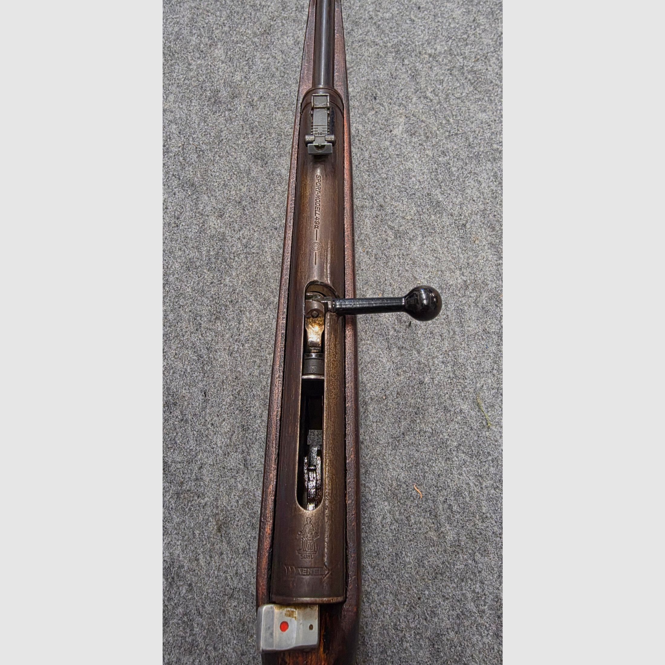 Vintage Look Retro Haenel Mod. 49a Q1 quality with laminated wood stock loader no 310