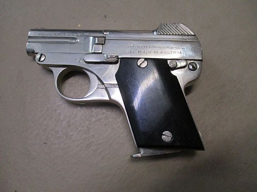 Pistole Steyr 6,35 mm -leider ohne Magazin-