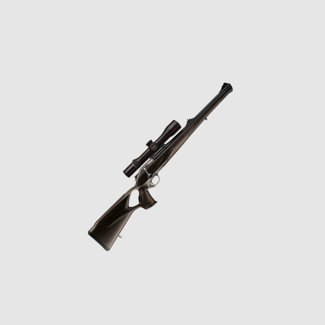 Blaser R8 PROFESSIONAL SUCCESS STUTZEN RUTHENIUM het hoogwaardige jachtgeweer in compacte uitvoering