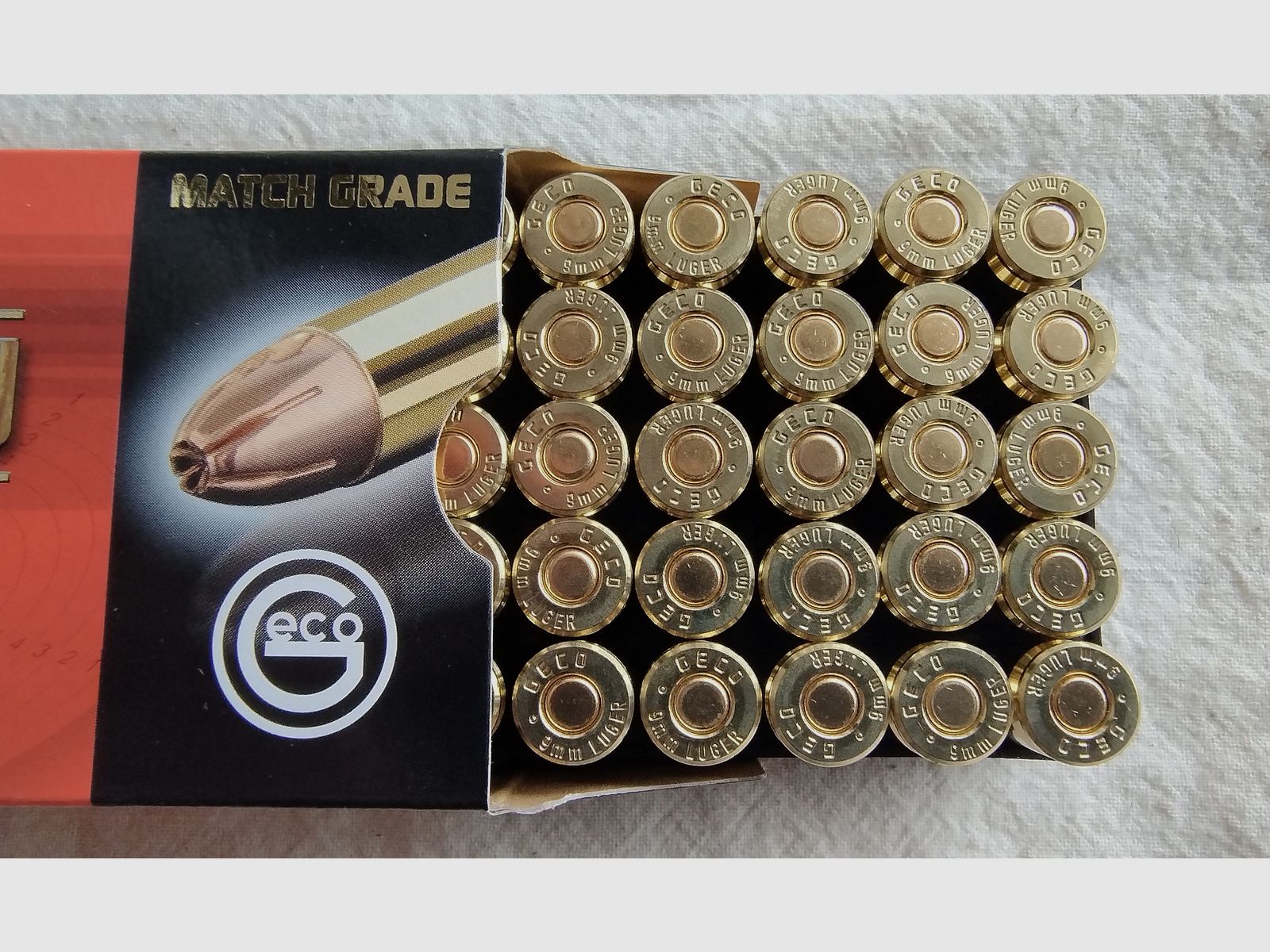 GECO HEXAGON 9mm Luger 124gr / 8,0g °°°°°°°°°°°°°°°°°