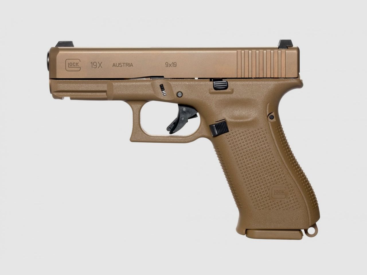 GLOCK Mod. 19X coyote pistola 9 mm Luger, immagine 4 di 5