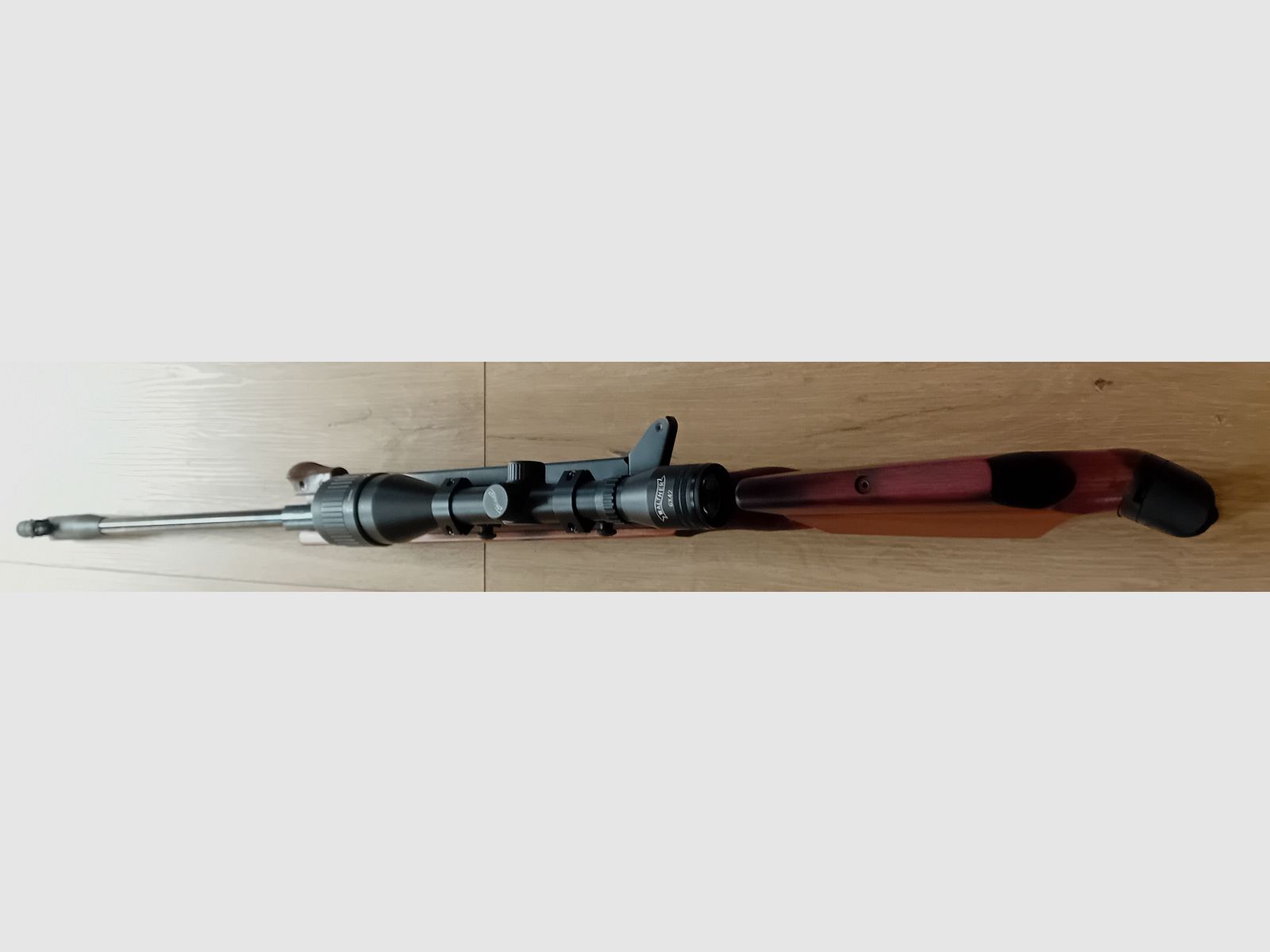 Luftgewehr Walther Modell LGR Rechtsschaft verstellbar mit Zielfernrohr 