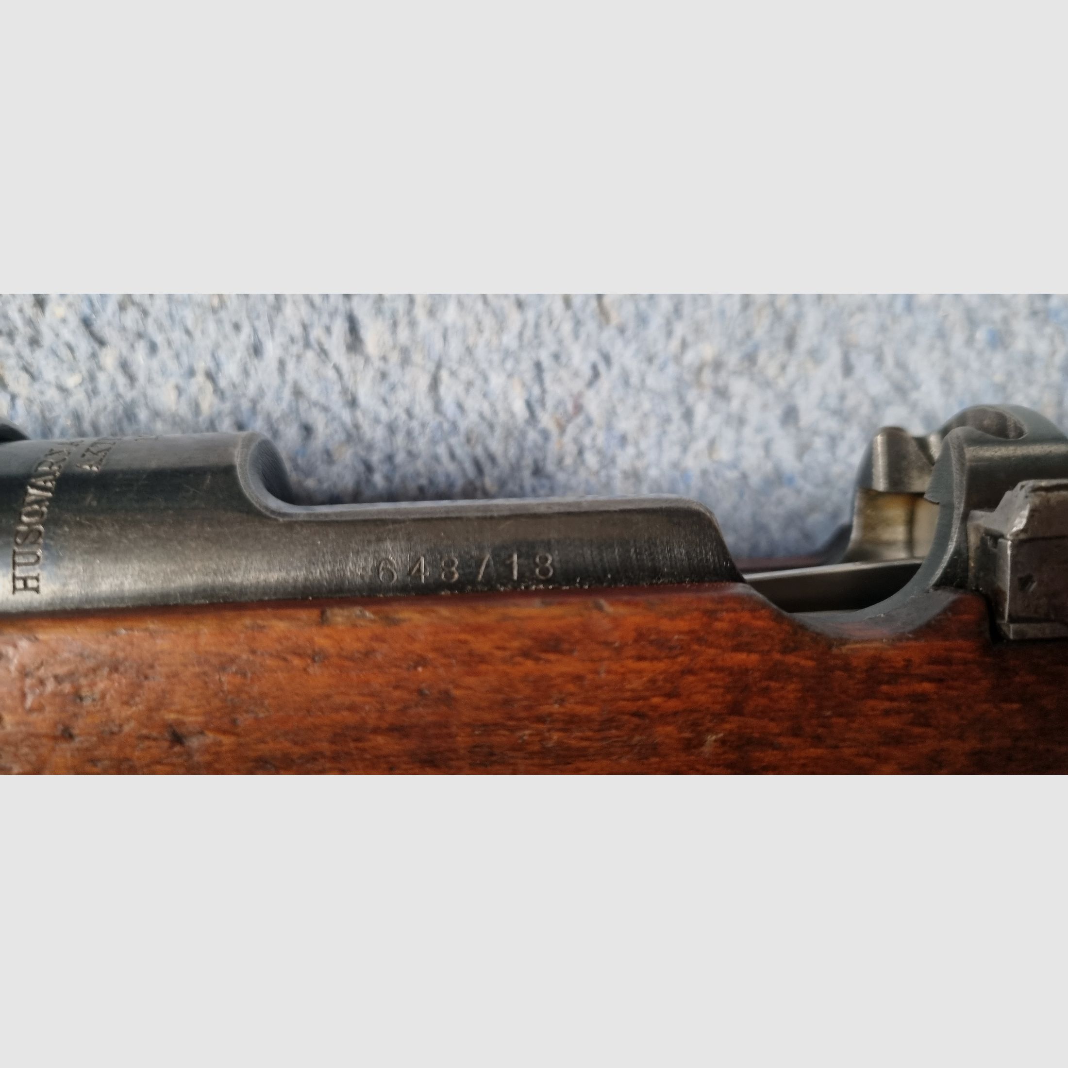 Schwedenmauser M96/38 Husqvarna Aktiebolag 1942 cargador único 6,5x55, ¡Raro!