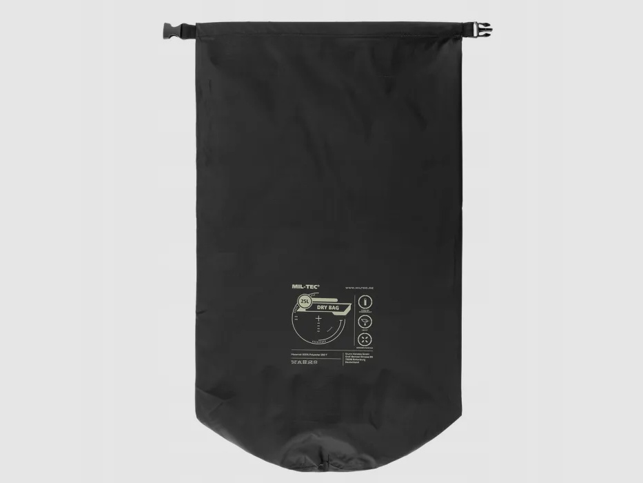 Sac étanche - 25 litres - Noir