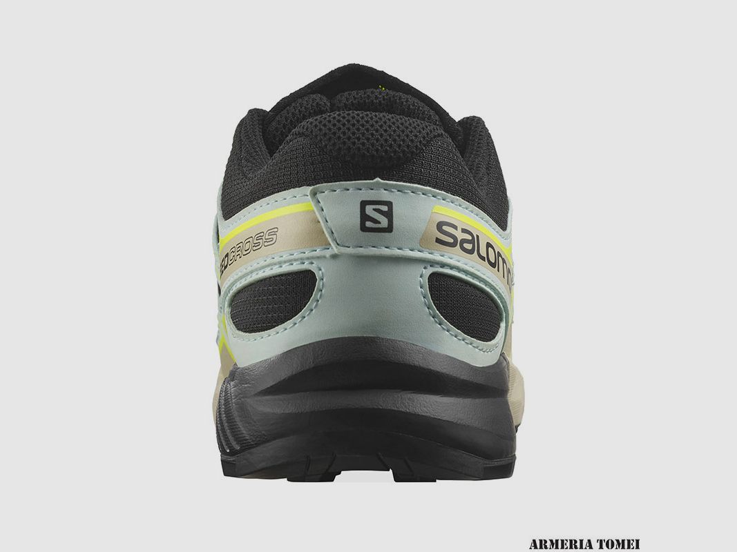 SALOMON – KINDER – SPEEDCROSS J Zwart / Gebleekt Aqua / Gebleekt Zand, afbeelding 3 van 5