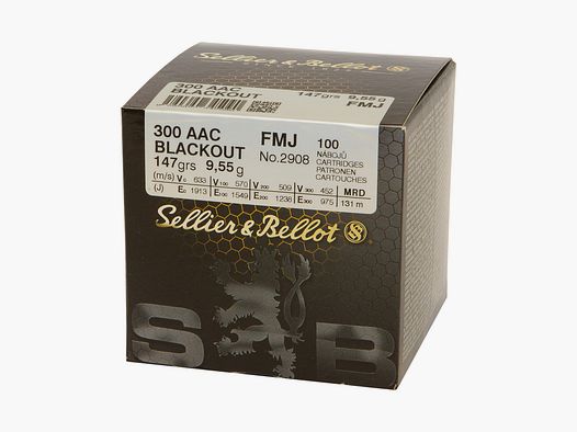 S&B Büchsenmunition .300 AAC Blackout