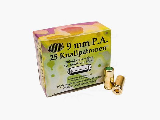 Wadie Platzpatronen 9 mm P.A.K. - 25 Stk