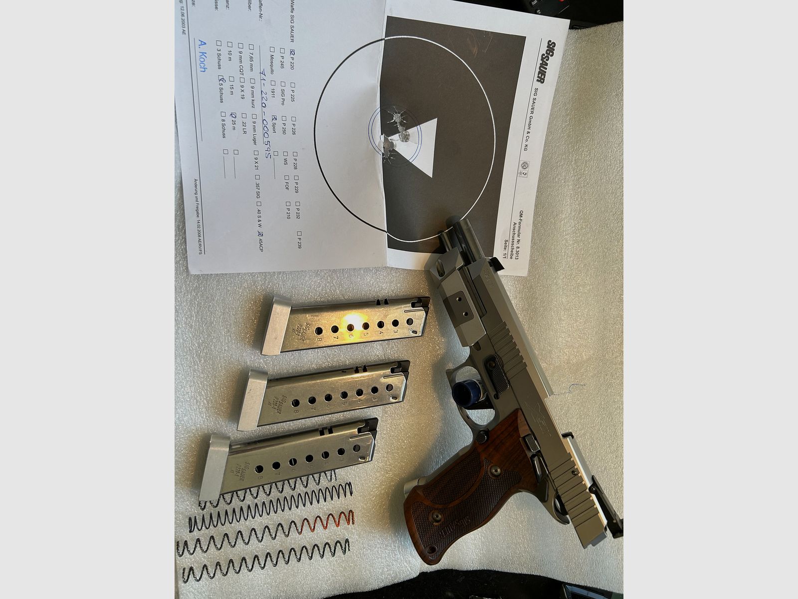 SIG Sauer , P220 X-SIX PPC, 45 Auto, deutsche Fertigung