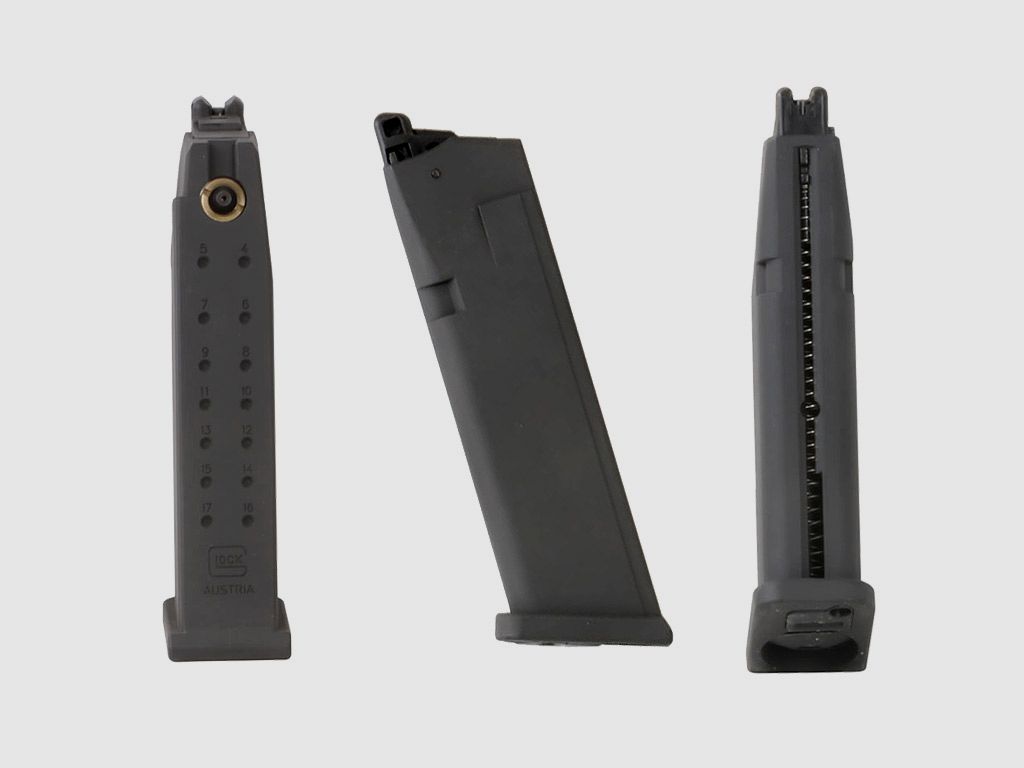 B-Ware Ersatzmagazin fĂĽr CO2 Pistole Umarex Glock 17 Gen4 Blow Back Kaliber 4,5 mm BB 18 Schuss