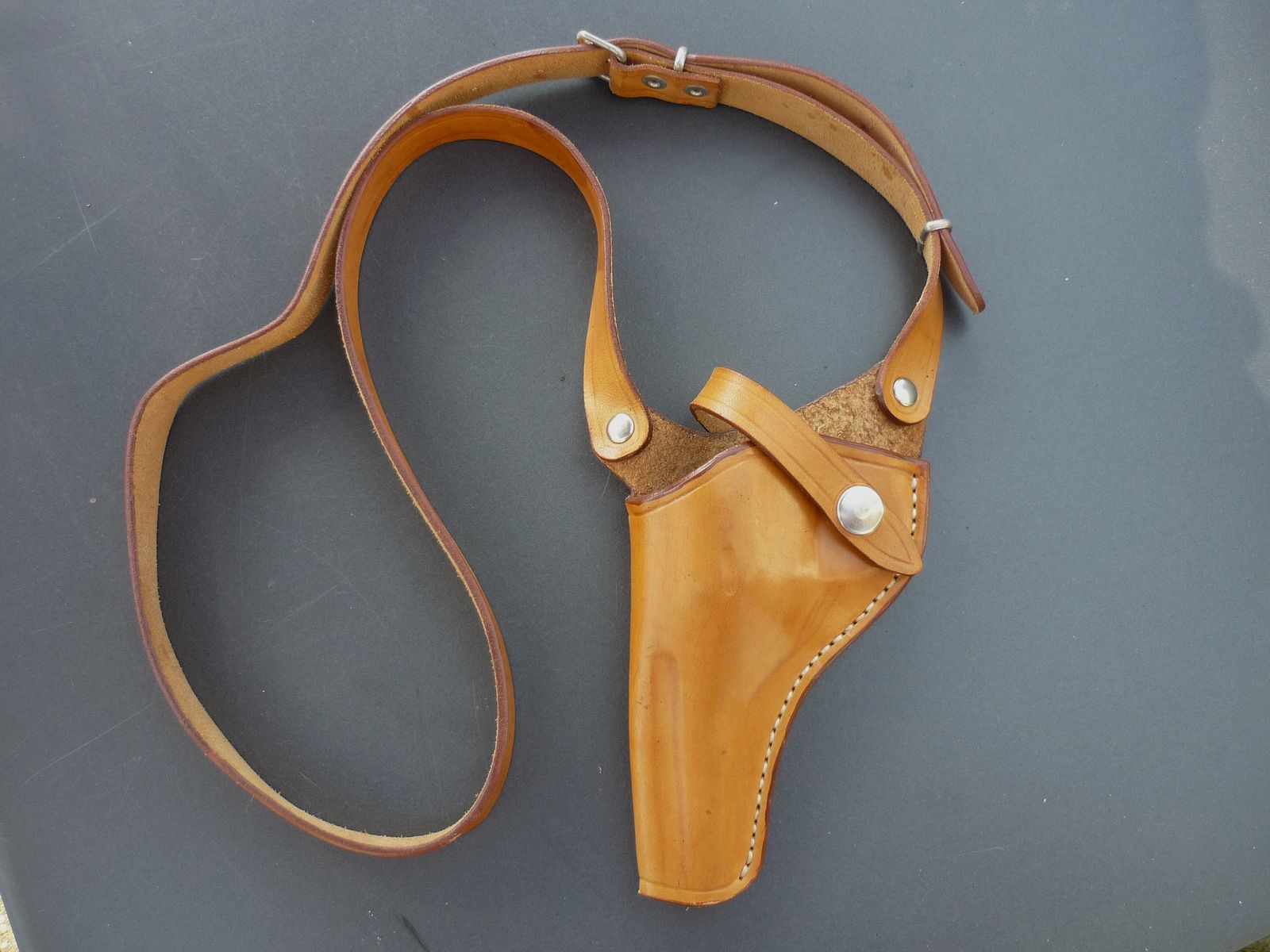 HKDesign Holster Art. Nr. 028, schouderholster eenvoudig, schouderholster voor transport voor Webley, afbeelding 1 van 8