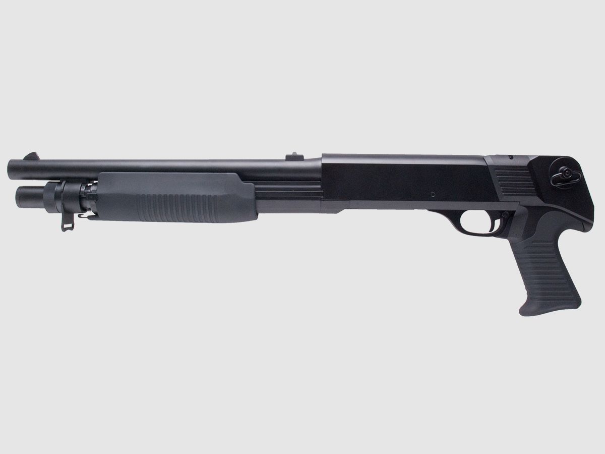Franchi SAS 12 Czarny 6mm - Airsoft zasilany sprężyną pistolet pompowy