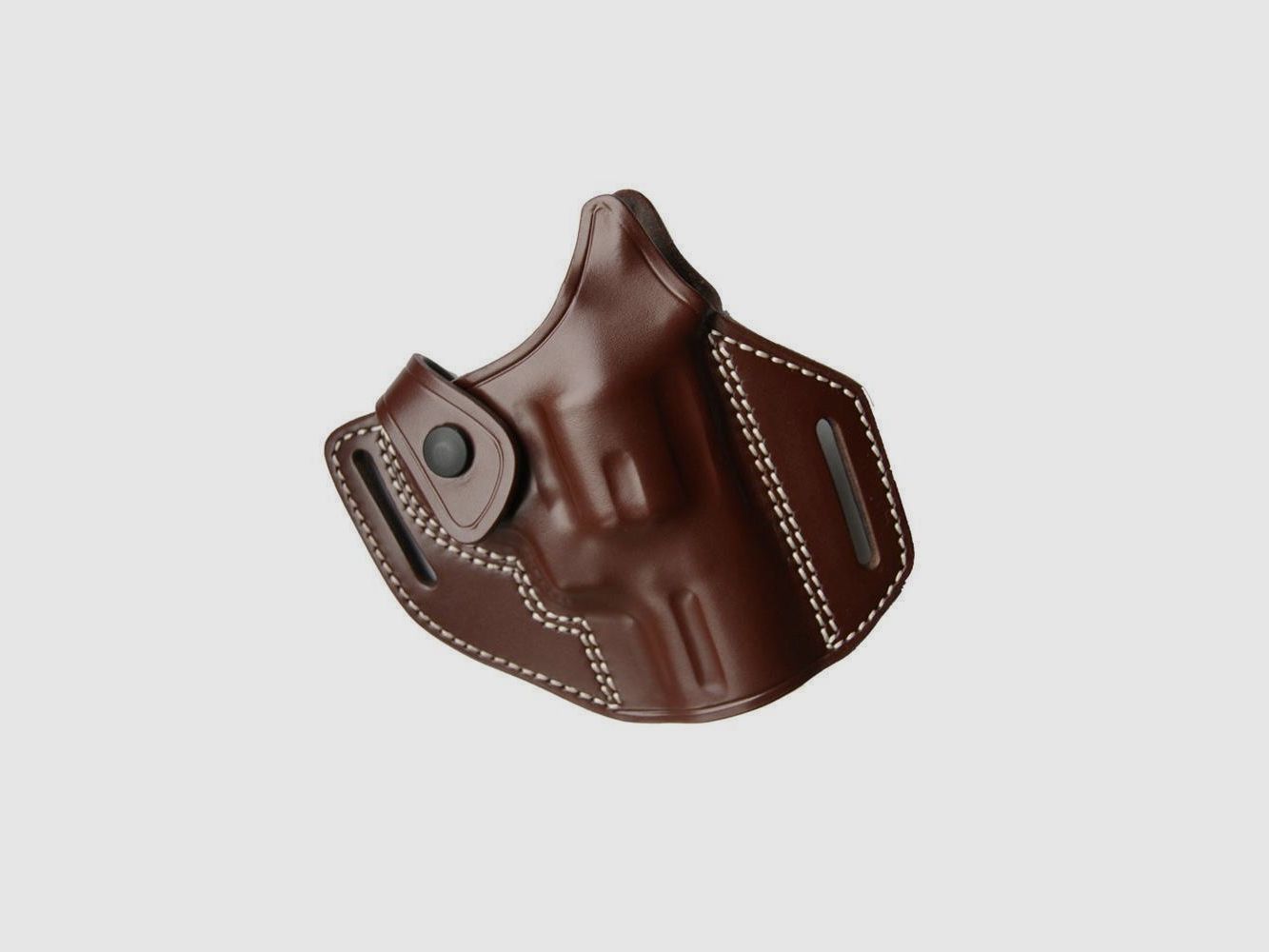 LIGHTNING "Cross Draw" Jagdholster für Revolver 3" N-Frame S&W 27/29/325/327/329/610/625/627/629,Taurus 17/44/97/425/990/991/992-Braun-Linkshänder