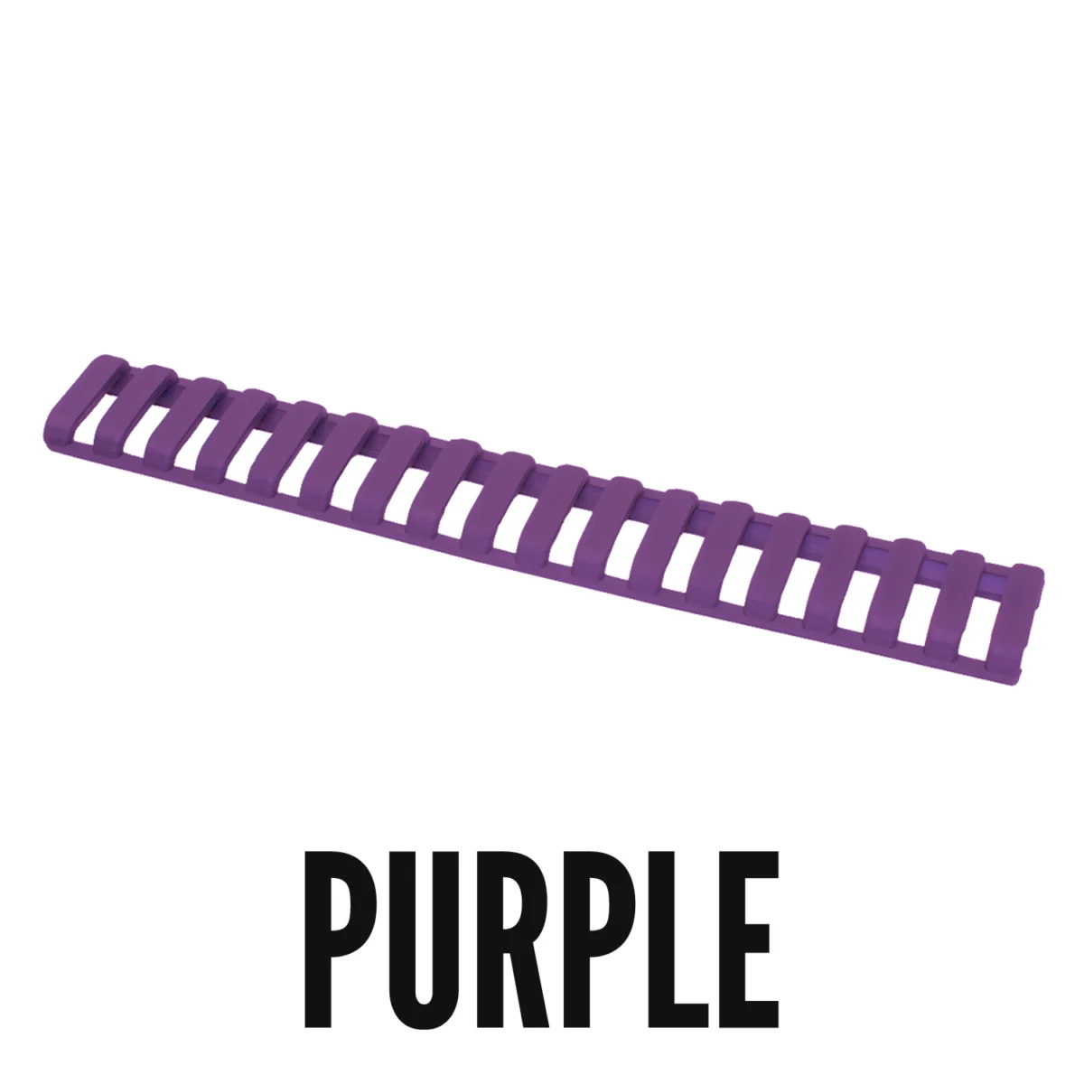 ERGO Grips Picatinny rail cover, purple, 18 slots