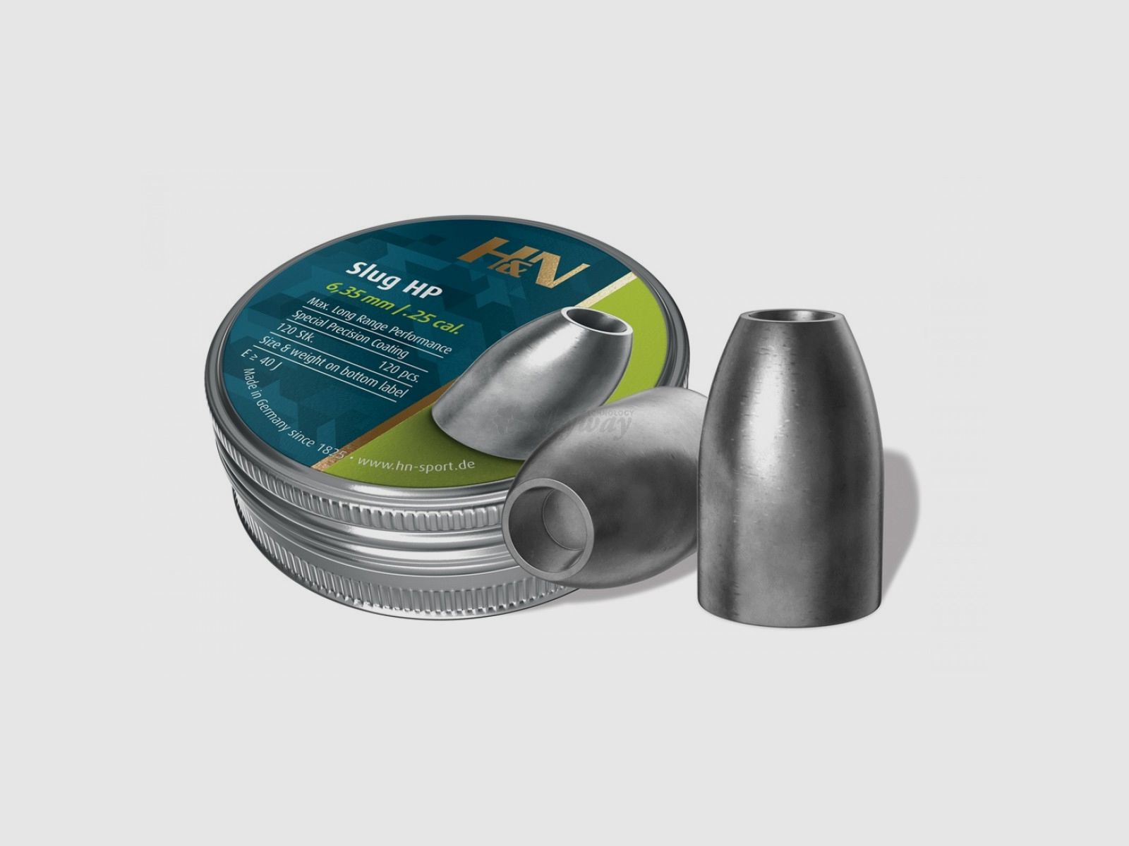 H&N SLUG HP II.250 / 6.36 MM 28 GRAIN (120), image 1 of 2