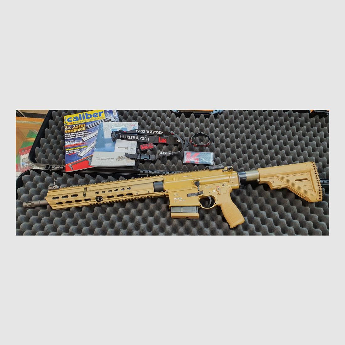 Heckler & Koch HK MR308 A3 EDIZIONE SPECIALE G28 Design & Tecnologia RAL 8000 308 WIN/7,62x51, immagine 2 di 10