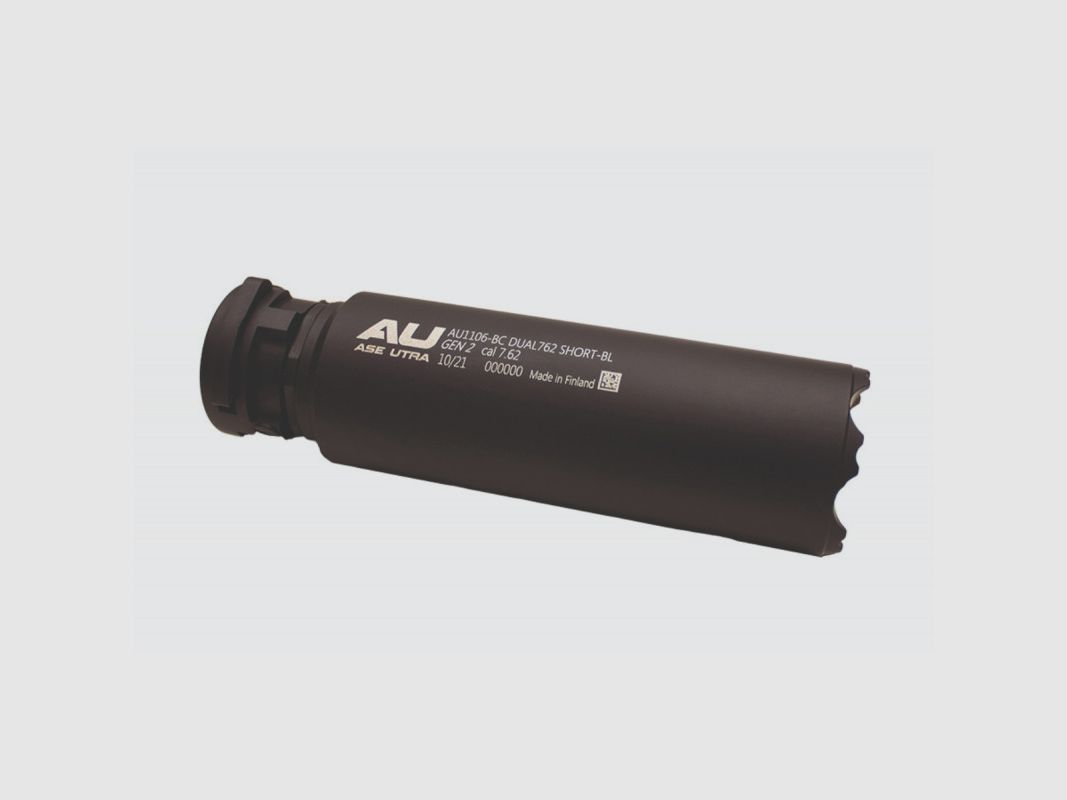 ASE UTRA SCHALLDÄMPFER DUAL 762-S-BL SCHWARZ
