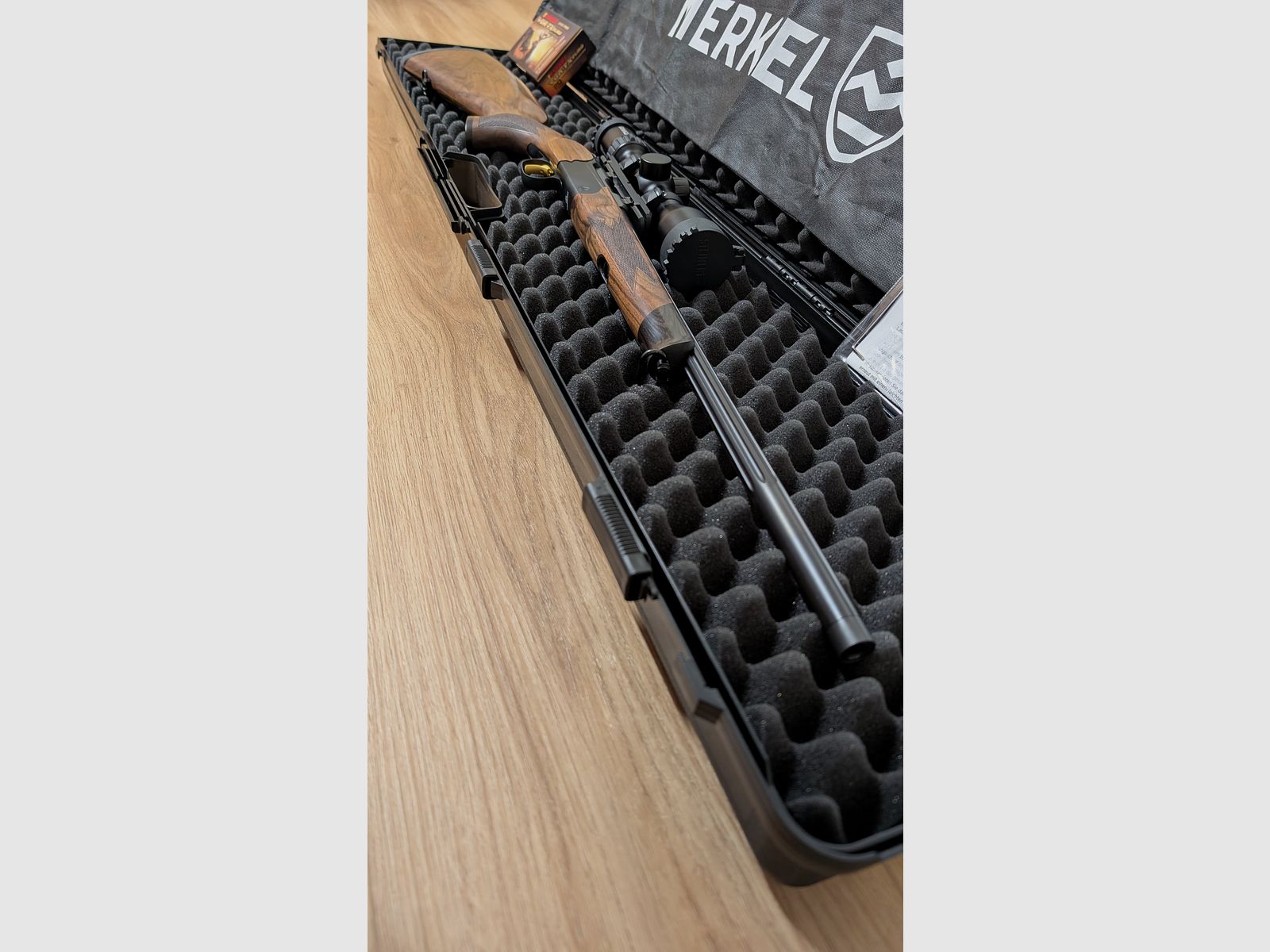 Merkel K5 Extreme avec Steiner Ranger 4S 4-16x44, calibre .30-06 Spring., neuf