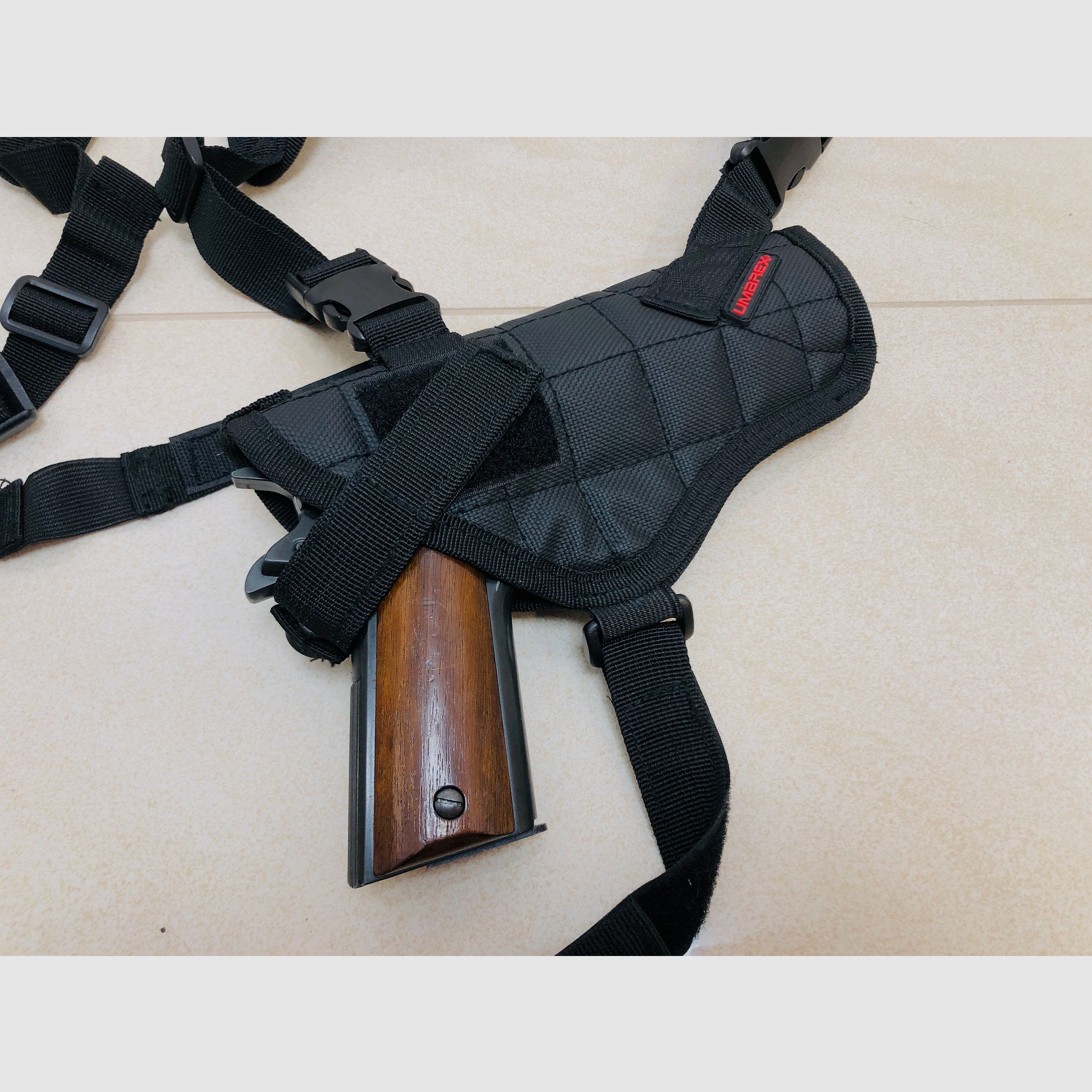 ••• Holster - Lot / 4x Cordura - Pistol holster •••