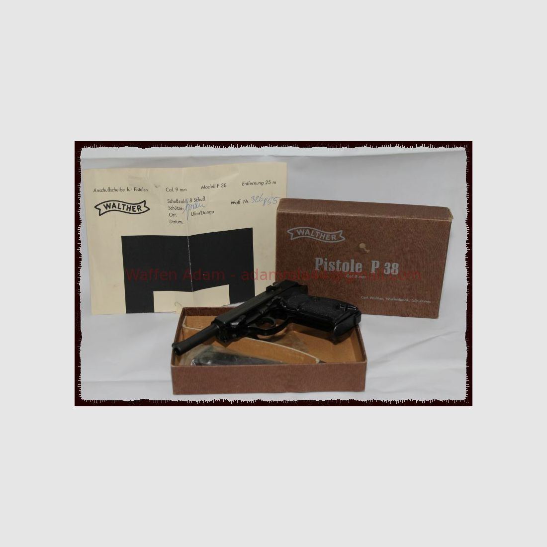 Walther P. 38 verstärkter Verschluss 7/69