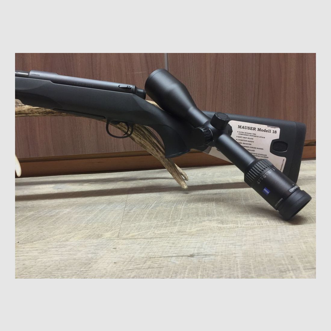 Mauser M18, avec Zeiss Conquest V6 2,5-15x56 incluant le filetage