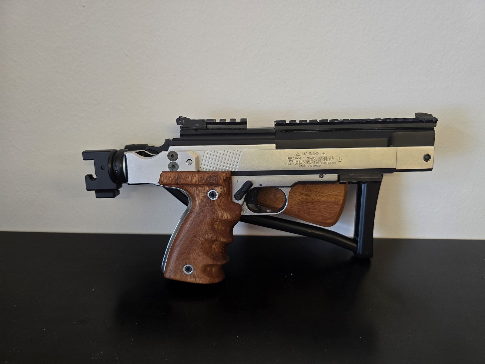 Weihrauch HW 45 Custom-Karabiner (Kal. 4,5mm) – Mit Klappschaft &  Weihrauch Zielfernrohr – Top-Zustand!