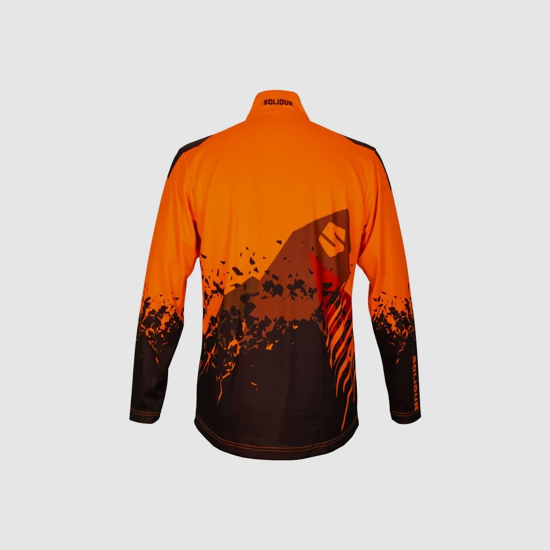 Long sleeve high visibility T-shirt orange - Standard EN 17353, image 3 of 8