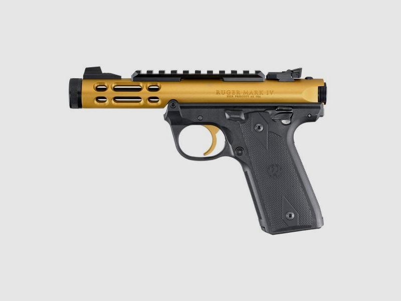 RUGER KK-Pistole Mod. Mark IV 22/45 Lite .22lr    Gold