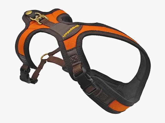 Niggeloh 406700894 Dog Harness Follow Light Size XXS approx. 30cm Neck orange / brown