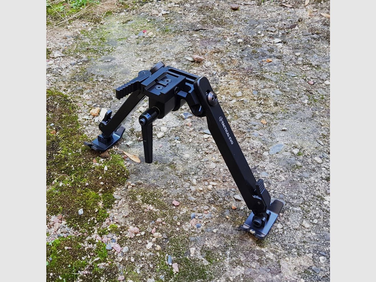 TACTICAL EVO TK3 Picatinny Bipod LOCK Black Matte, Bild 6 von 10