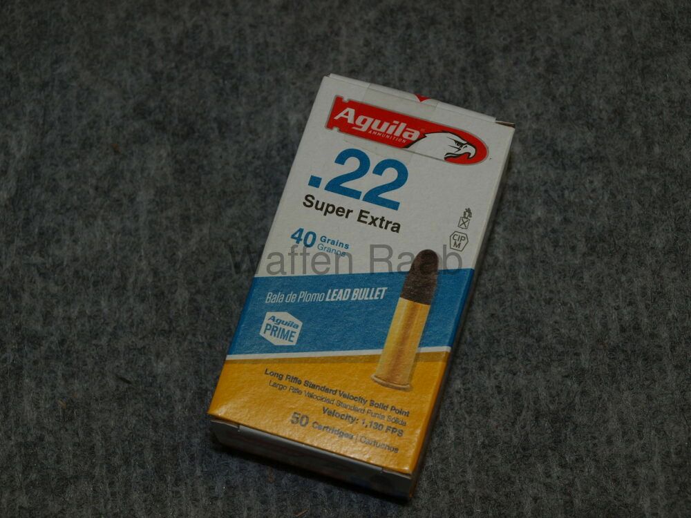 AGUILA .22lr. im Umkarton 2000 Stück Aguila .22lr. Super Extra 40 grs. 2000 Stck.